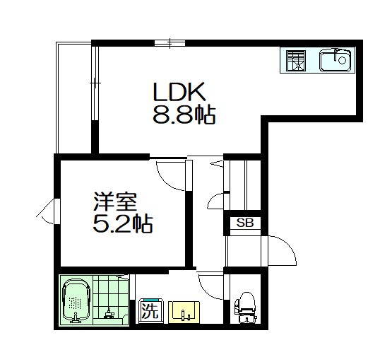 (仮称)豊島区長崎5丁目新築 201号室 間取り