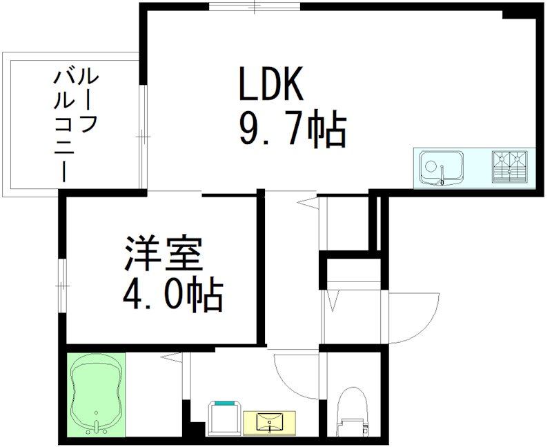 PRIMA VITA（プリマヴィータ） 301号室 間取り