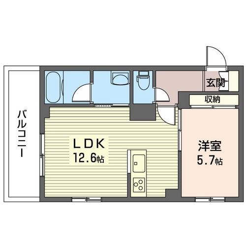 Nord代沢（ノールダイザワ） 202号室 間取り