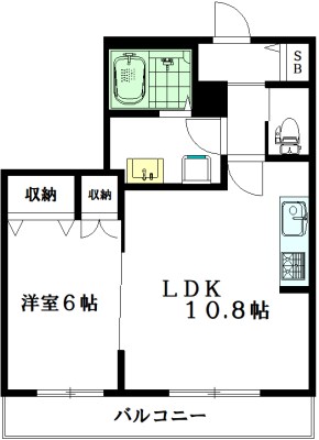 プチメゾンリラ 202号室 間取り