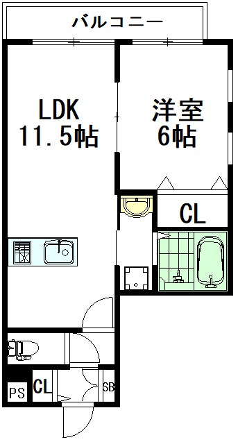  レジデンス吉祥寺北町 101号室 間取り