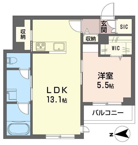 ラコルト井荻 207号室 間取り