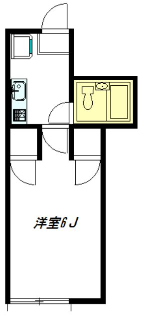 ハッピーⅠ 205号室 間取り