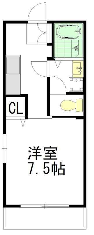 プルミエール武蔵野 203号室 間取り