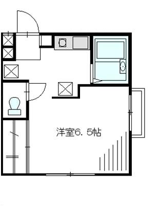 THE TOWN HOUSE (ザ　タウン　ハウス） 205号室 間取り