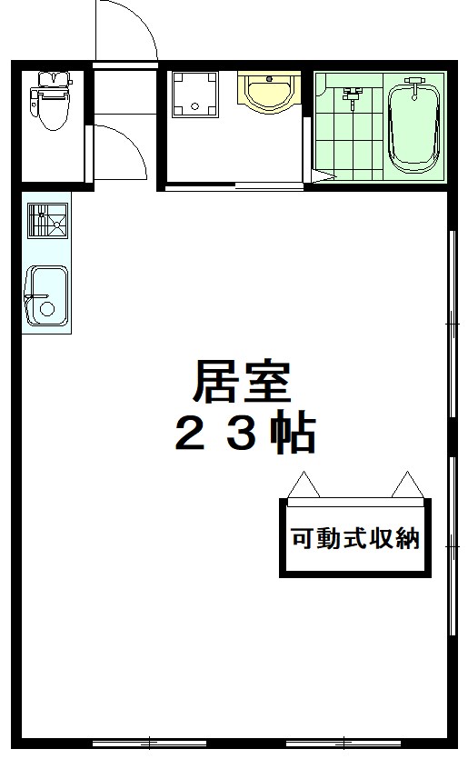 グレースハイツ 106号室 間取り