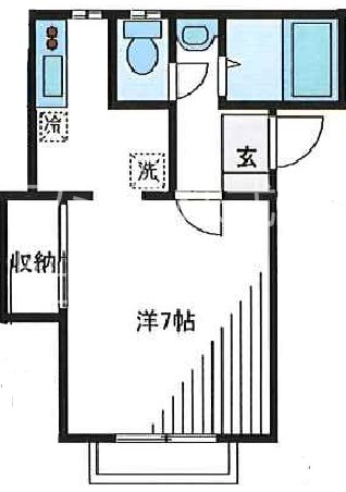 ラルクハイツ 203号室 間取り