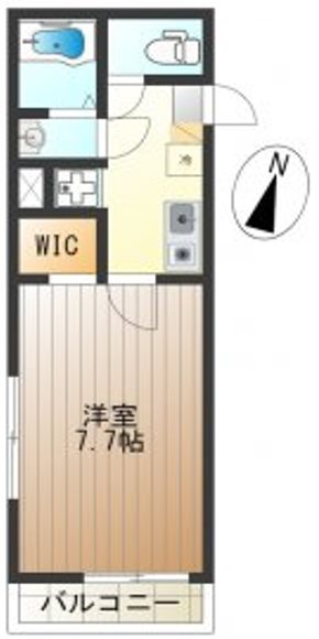 グランツ高円寺 201号室 間取り
