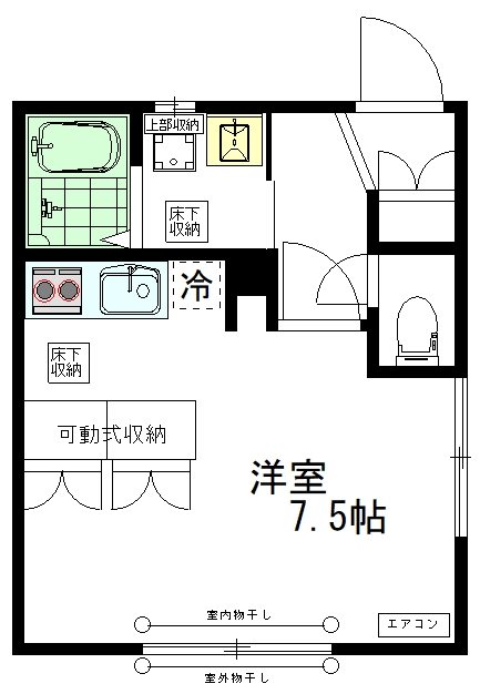 Parkside(パークサイド) 101号室 間取り
