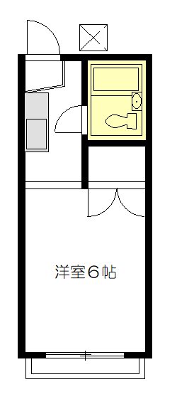 アーバン・ラ・メールＣ 106号室 間取り