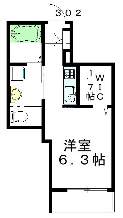 へーベルメゾン西荻窪 302号室 間取り