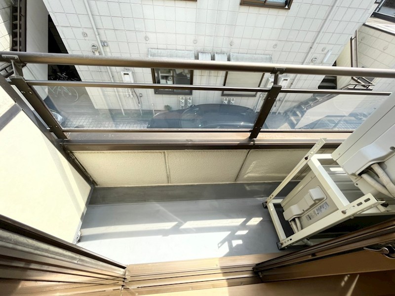 オークハウスＡ・Ｂ ベランダ