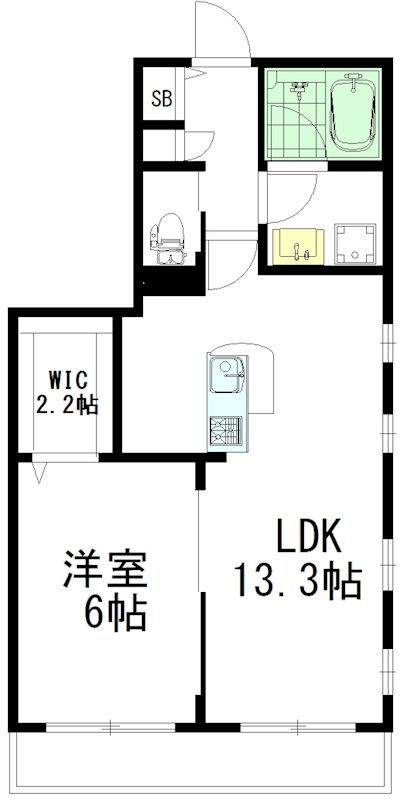 けやきメゾン 103号室 間取り