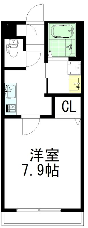 Classes（クラシーズ） 305号室 間取り