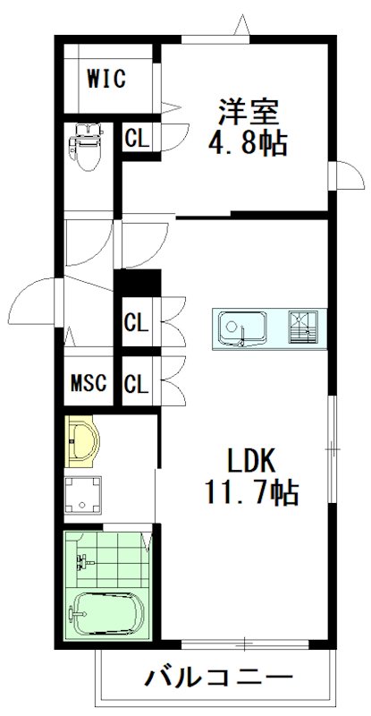 （仮称）吉祥寺北町４丁目ヘーベルメゾン 202号室 間取り