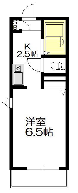 ベルコート 101号室 間取り