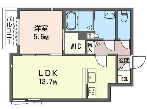 プラムメゾン 202号室 間取り