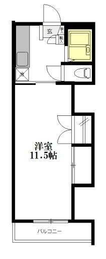 下北沢晴康レジデンス 101号室 間取り