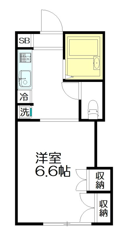 メゾンドカサブランカ 103号室 間取り