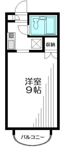 ベルドリーム 202号室 間取り