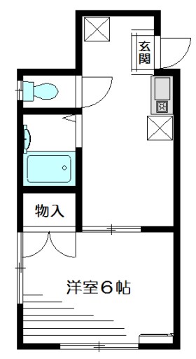 徳栄ハイム 204号室 間取り