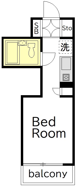 プリンセスコート赤堤 302号室 間取り