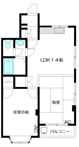 フレグランス北沢 303号室 間取り