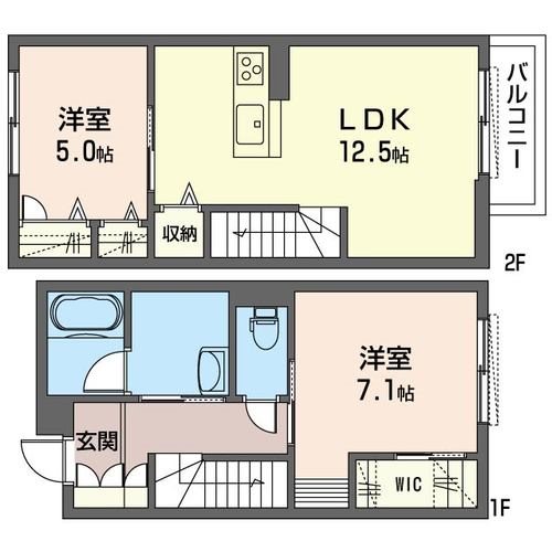 ヴィアソーレ吉祥寺 102号室 間取り