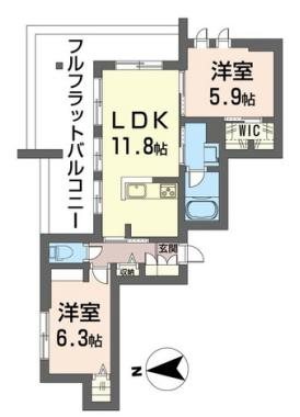 ラコルト井荻 301号室 間取り