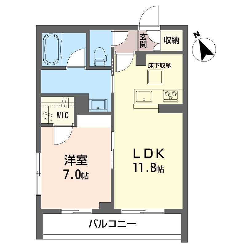 シャーメゾンハレムサシノ　マーリエ 102号室 間取り