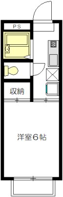徳栄ハイム 102号室 間取り