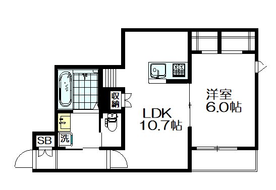 アルコーブ南荻窪 106号室 間取り