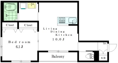 Pine Grove DAITA 101号室 間取り