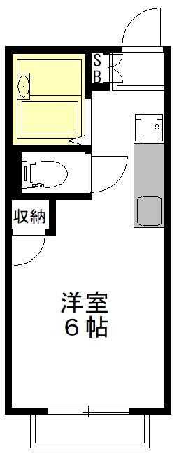 Domani平和台 201号室 間取り