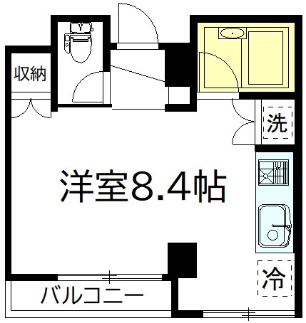GM　 402号室 間取り