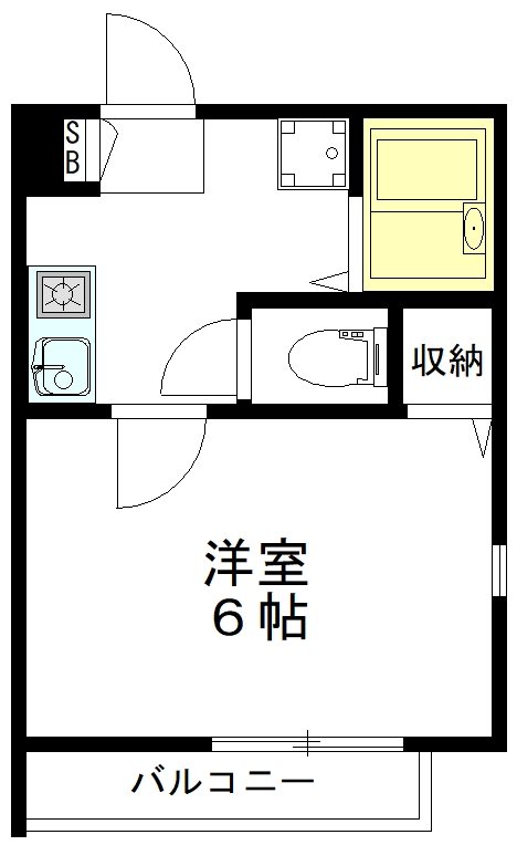 Casa Bonita 101号室 間取り