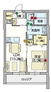 ヘーベルVillage 下高井戸 302号室 間取り