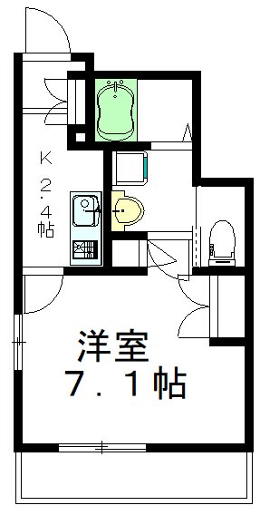 メゾン東高円寺 101号室 間取り