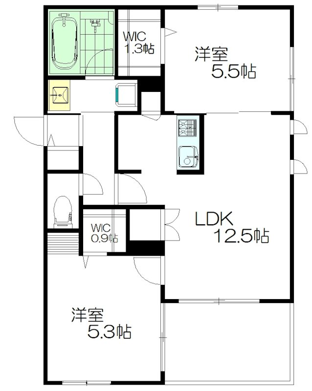 Ｎａｎａｌａ(ナナラ) 102号室 間取り
