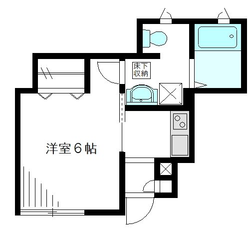 ユングフラウ 101号室 間取り