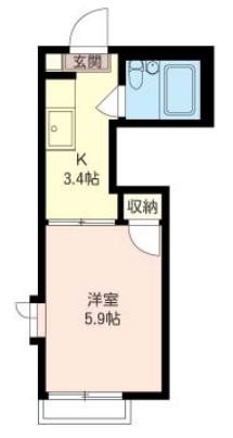 ヒルトップ１ 205号室 間取り