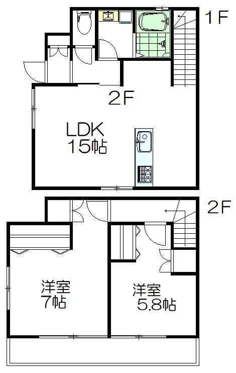 古橋戸建て 間取り