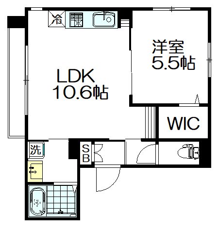 Casa Sumi（カーサスミ） 302号室 間取り