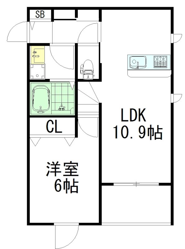 エテルナ 203号室 間取り