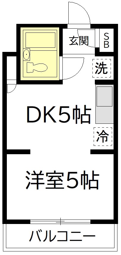 TOP明大前第三 113号室 間取り