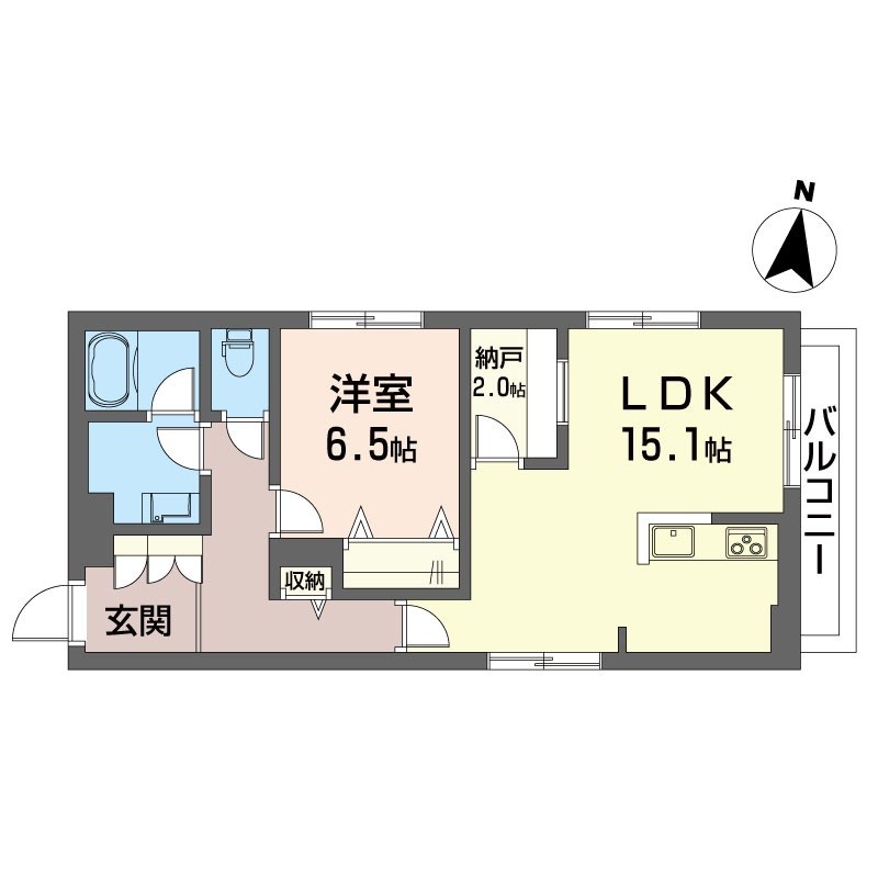 ラナコート北沢 301号室 間取り