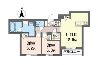 シャーメゾン東小金井 202号室 間取り