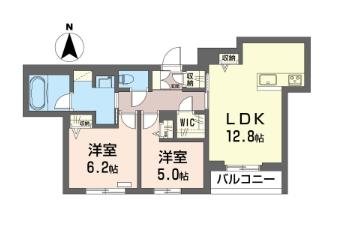 シャーメゾン東小金井 302号室 間取り