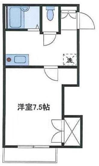 ANNEX浜田山 206号室 間取り