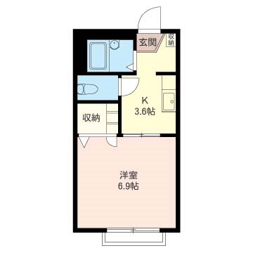 ベル久我山 103号室 間取り